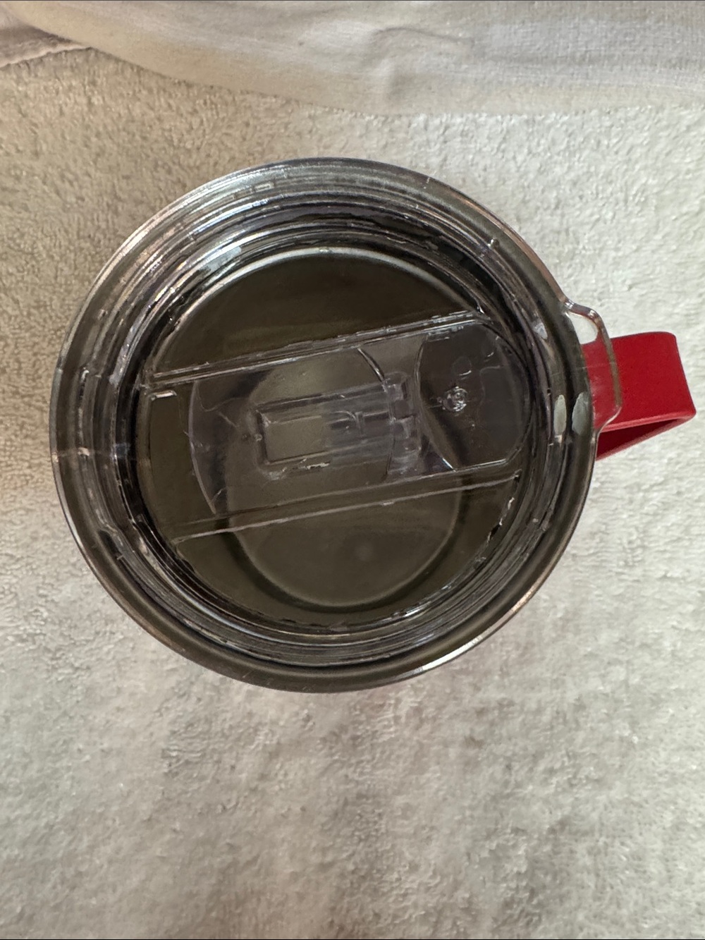 Red Insulated Mug with Handle THE COLDEST WATER 10 Ounces - Picture 3 of 5